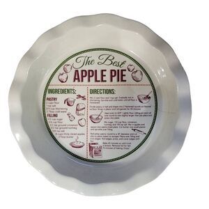 Dei Stoneware Recipe‎ Pie Plate